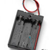 AA Kunststoff Batteriehalter mit Hülle (3x AA Batterien)