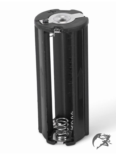 Runder AA Kunststoff Batteriehalter (3x AA Batterien)
